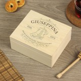 Scatola per il tè personalizzata - Teiera vintage