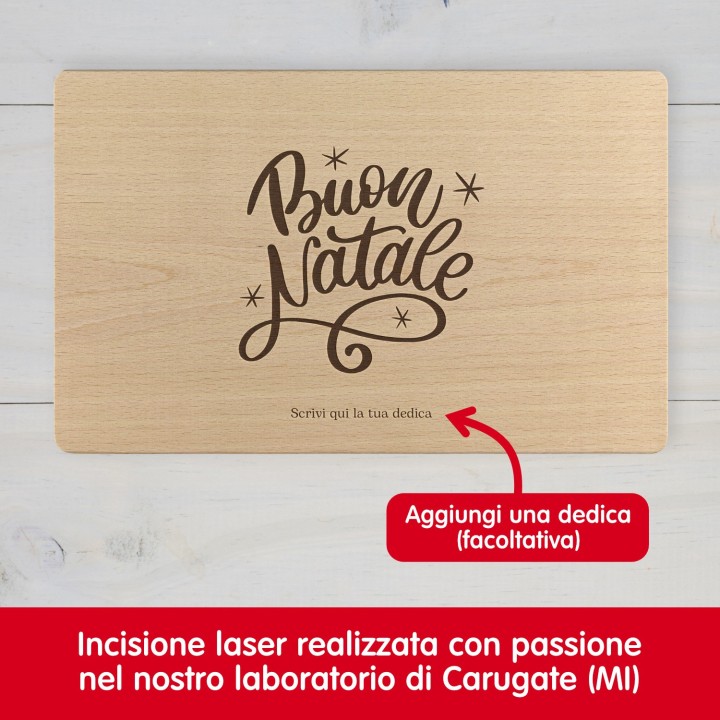 Tagliere personalizzato Buon Natale
