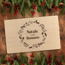 Tagliere personalizzato Natale in famiglia