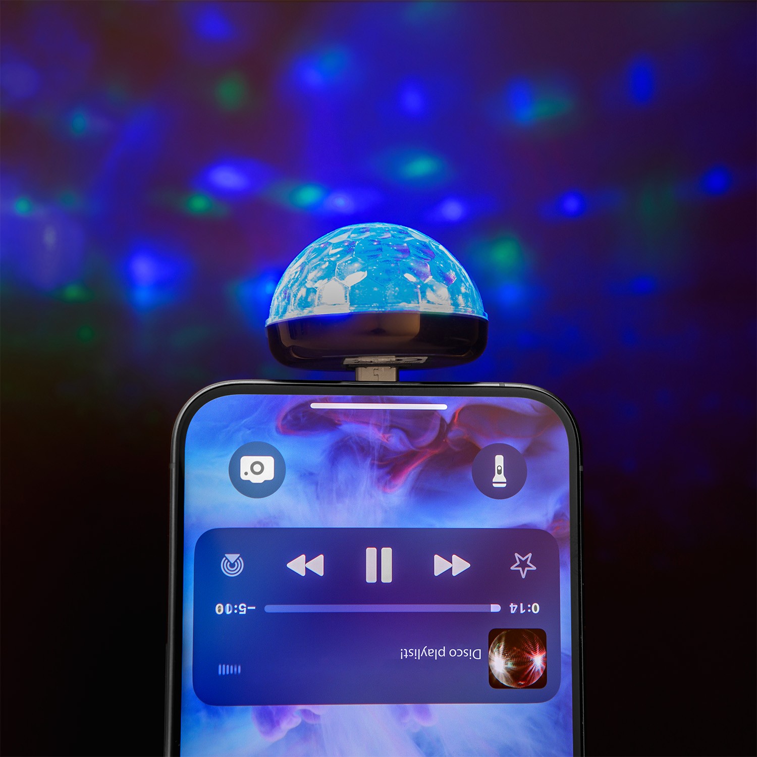 Luce da discoteca per smartphone