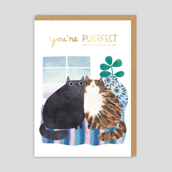 Biglietto di auguri Coppia di gatti