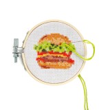 Mini Hamburger al punto croce