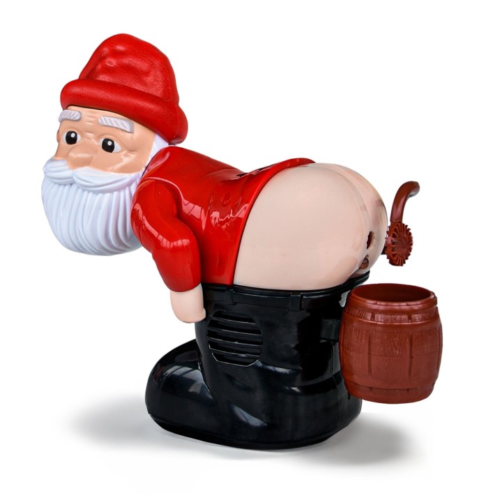 Babbo Natale spara bolle
