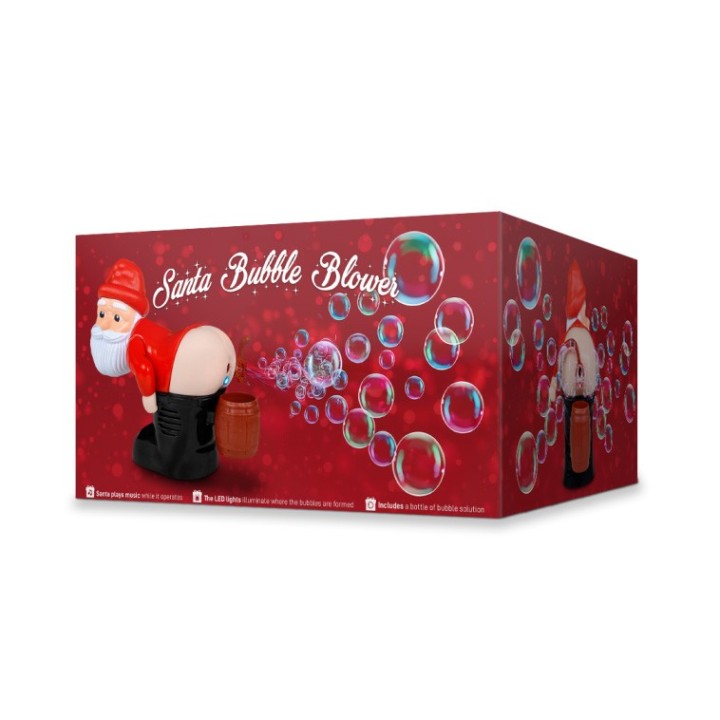 Babbo Natale spara bolle
