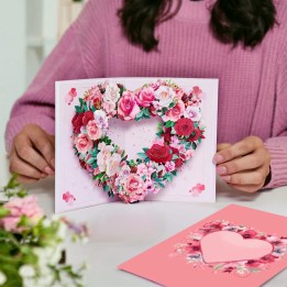 Biglietto di auguri romantico con dedica sonora