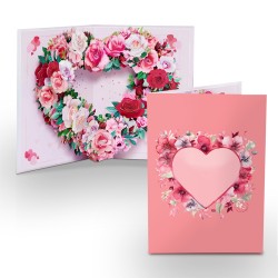 Biglietto di auguri romantico con dedica sonora