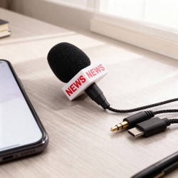 Mini microfono Breaking News