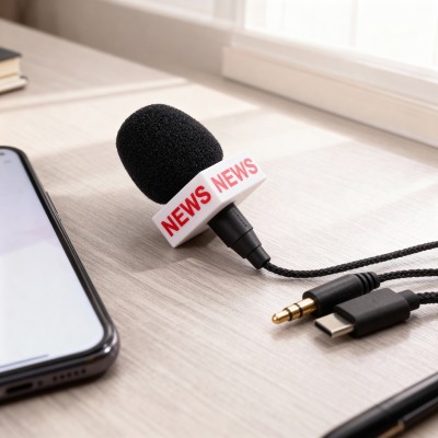 Mini microfono Breaking News