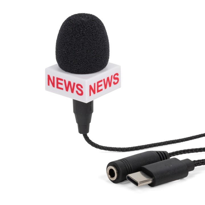 Mini microfono Breaking News