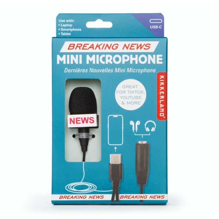 Mini microfono Breaking News