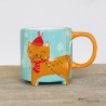 Tazza gatto natalizio