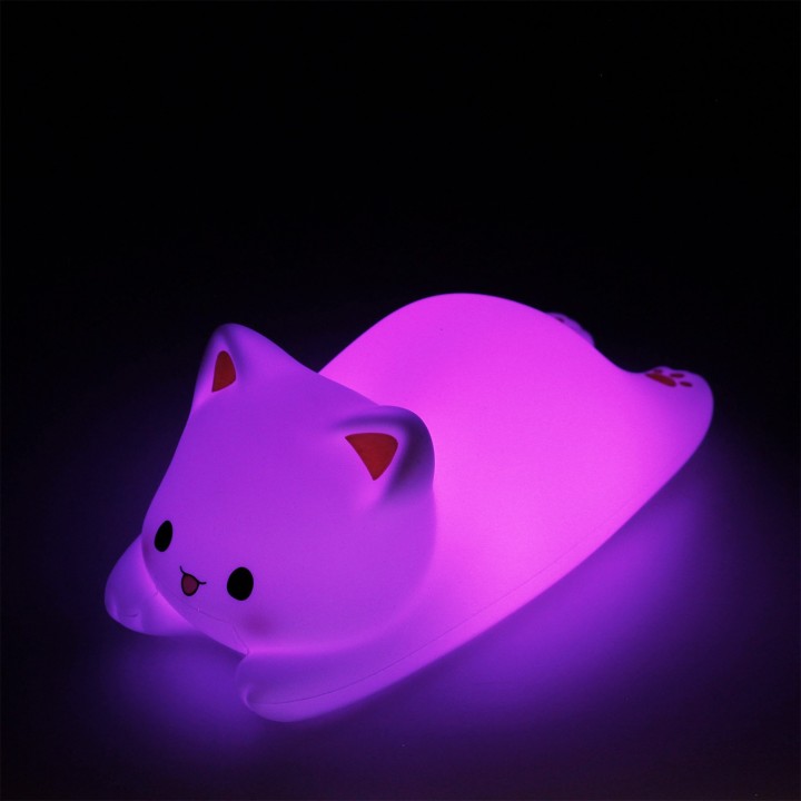 Luce gatto assonnato