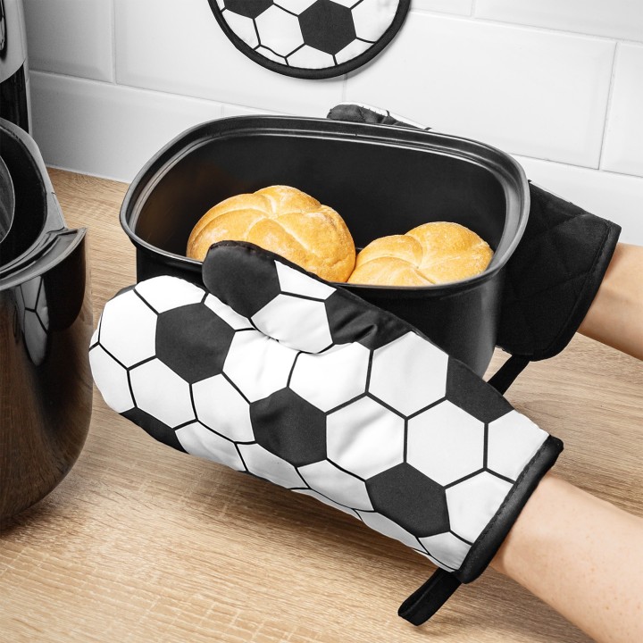 Guanti da forno e presina da Calcio