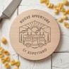 Tagliere personalizzato Camper - rotondo