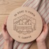 Tagliere personalizzato Camper - rotondo