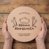 Tagliere personalizzato La cucina della nonna - rotondo