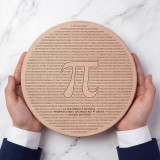 Tagliere personalizzato Pi Greco - rotondo