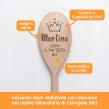 Cucchiaio da cucina personalizzato Chef