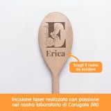 Cucchiaio personalizzato con monogramma