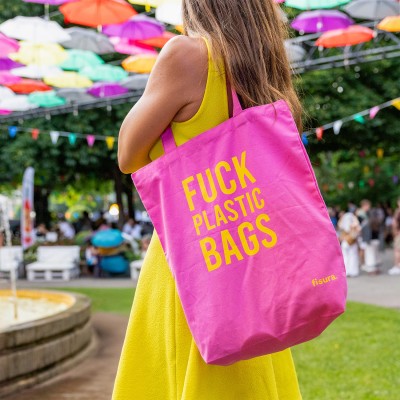 Borsa in cotone Fuck...