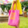 Borsa in cotone Fuck plastic bag