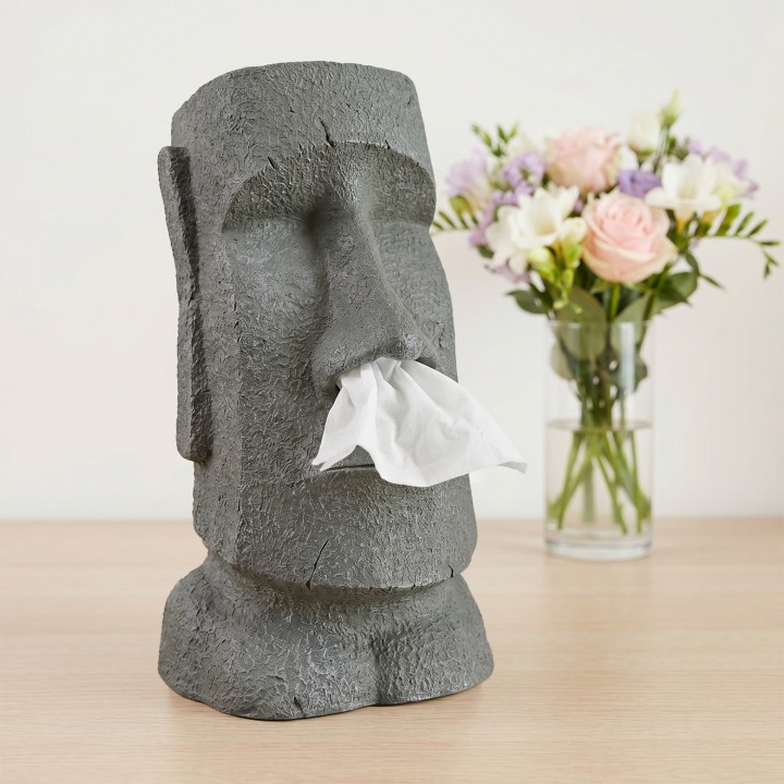 Moai Dispenser di Fazzoletti