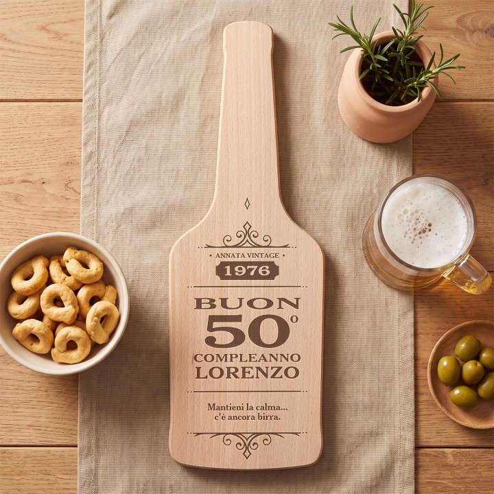 Tagliere personalizzato per compleanno