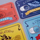 Tovagliette conserve in latta (set da 4)