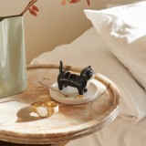 Gatto porta anelli in ceramica
