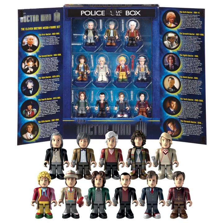 Set personaggi da collezione Doctor Who