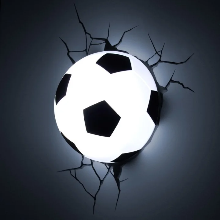 Luce da parete 3D Pallone da calcio