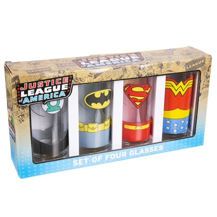 Set Bicchieri Justice League
