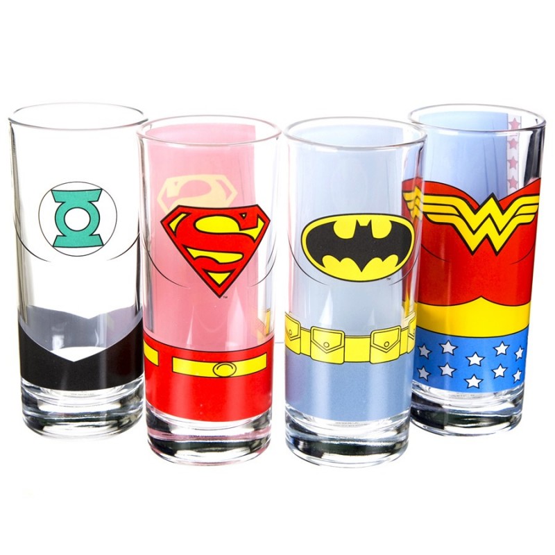Set Bicchieri Justice League