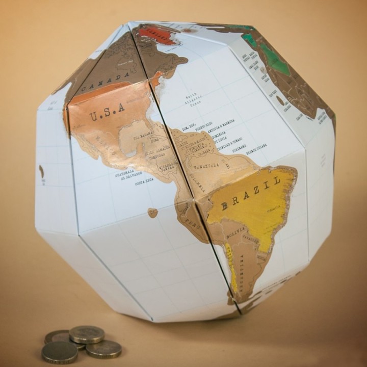 Mappamondo da Grattare