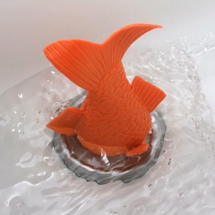 Tappo Pesce Rosso per lavandini