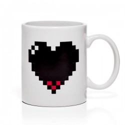 Mug Cuore 8-bit Termosensibile