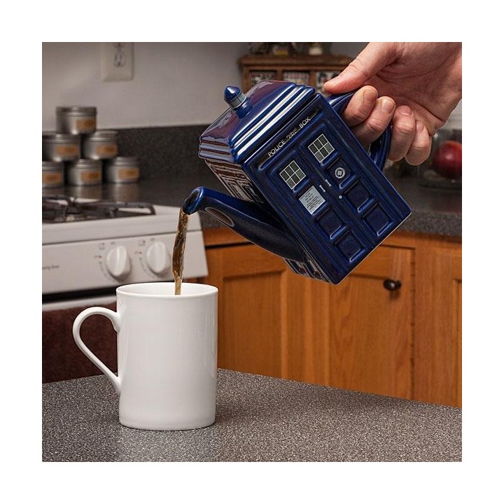 Teiera Doctor Who TARDIS