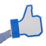 Mano Gigante "Mi Piace" Facebook