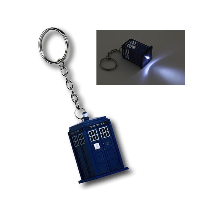 Portachiavi TARDIS con LED