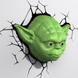 Luce da parete 3D Yoda