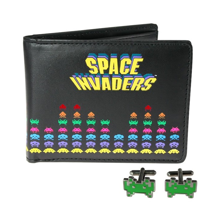 Set portafoglio e gemelli Space Invaders