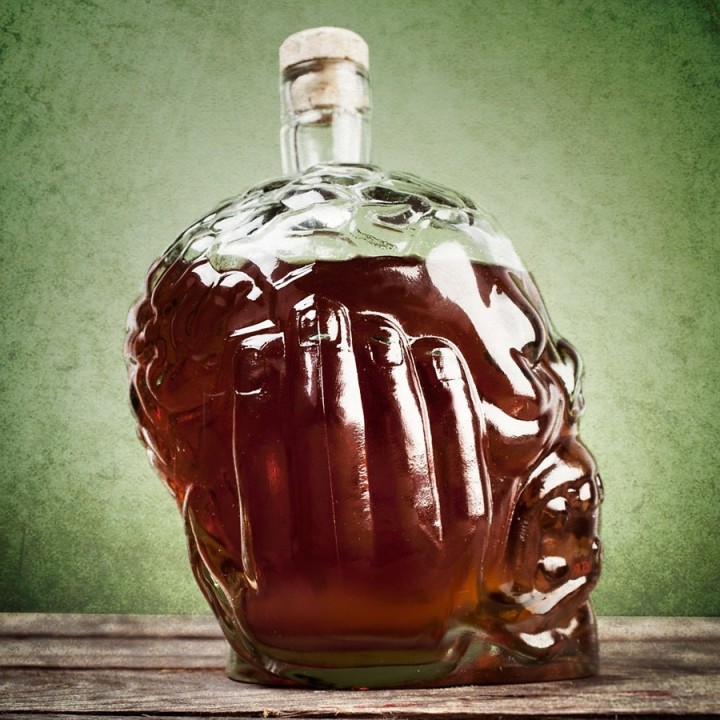 Bottiglia testa Zombie