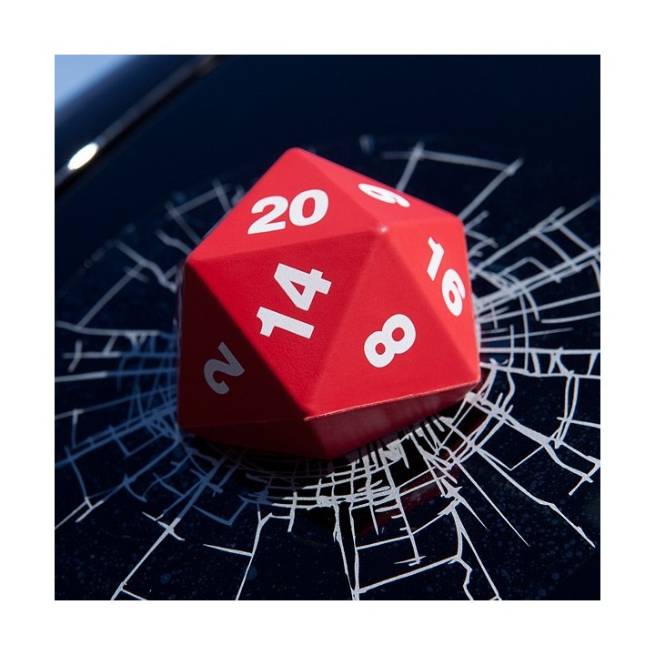 Dado da 20 adesivo 3D