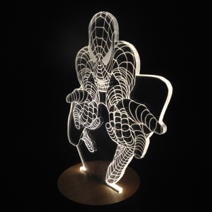 Light Art 3D - Spider-Man