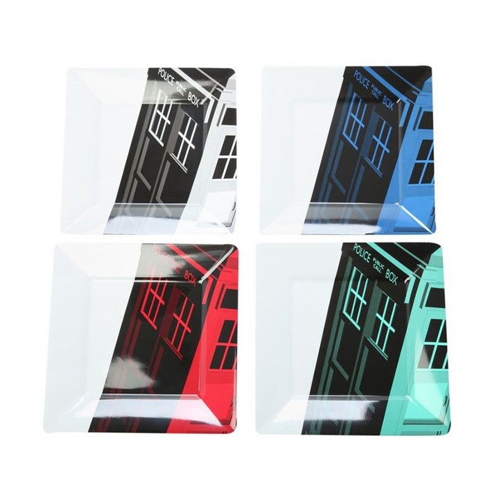 Piatti TARDIS Pop Art