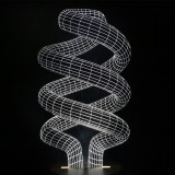 Light Art 3D - Spirale doppia