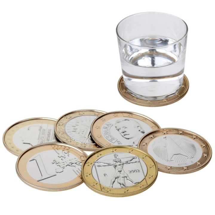 Sottobicchieri 1 Euro