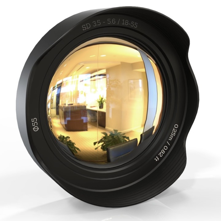 Specchio obiettivo fotografico