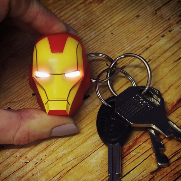 Portachiavi LED di Iron Man