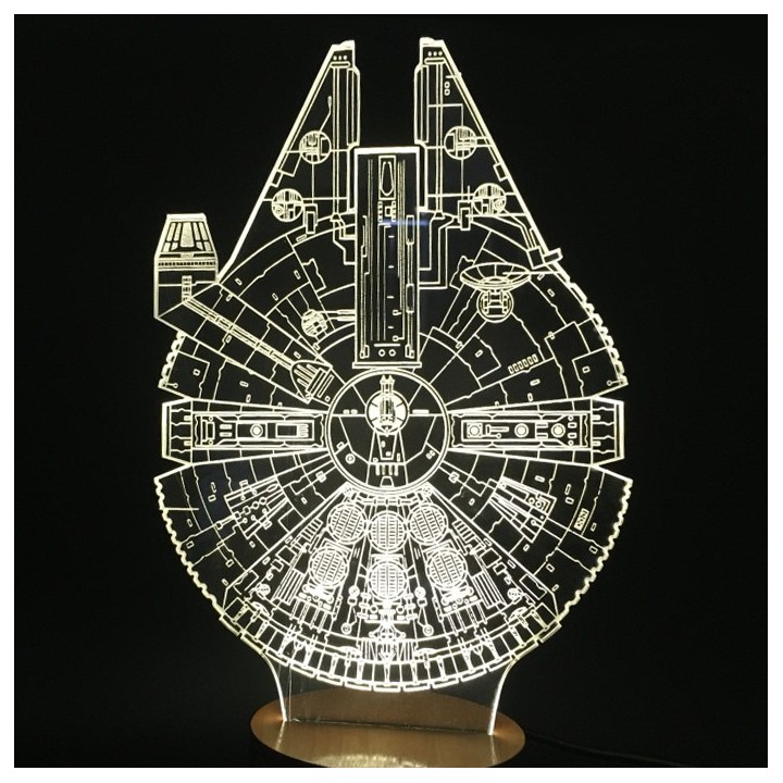 Light Art 3D – Millennium Falcon